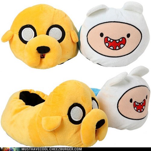 Adventure Time Finn and Jake Slippers