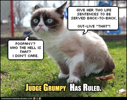 Judge Grumpy: Foofany
