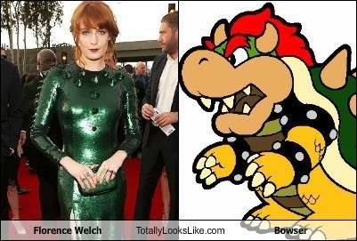 Florence Welch Totally Looks Like Bowser