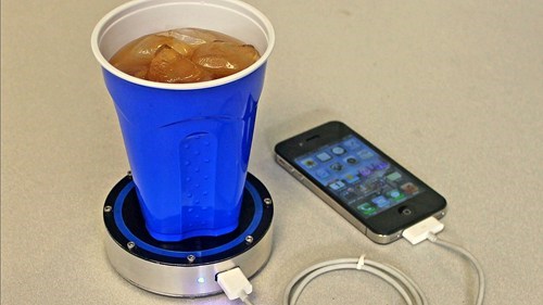 The iPhone Charging Coaster