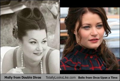 Molly from Double Divas Totally Looks Like Belle from Once Upon a Time