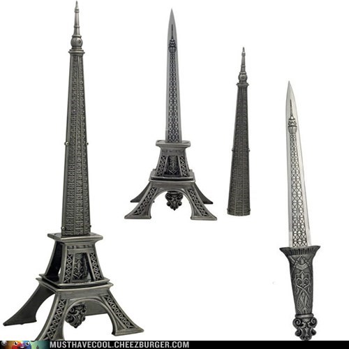 Eiffel Tower Hidden Knife
