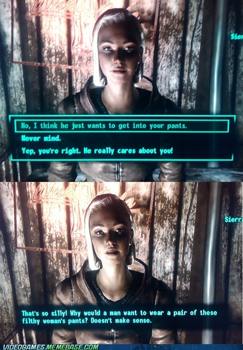 Sexually Oblivious Fallout 3 Girl