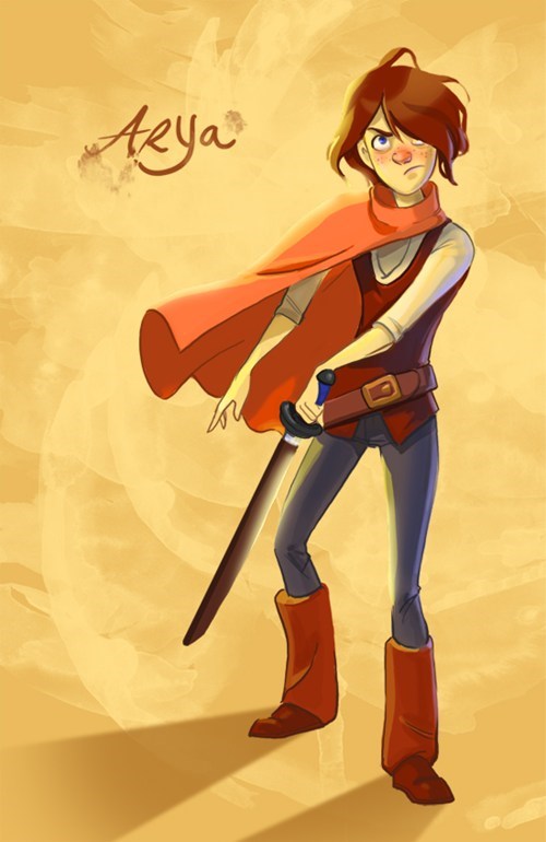 Arya Stark as a Disney Heroine