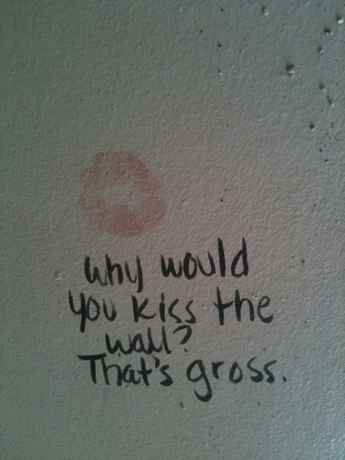 Time For This Bathroom Graffiti Artist to Check Themselves