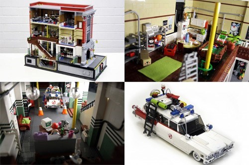 LEGO Craftsmanship of the Day: Ghostbusters HQ