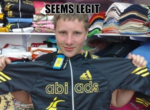 That Looks Like a Counterfeit Abiads Jacket to Me