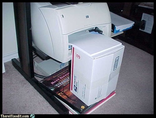 HP Printer Tray Broke, So...