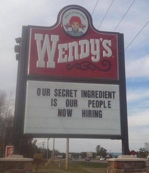 WENDY'S IS PEEEEEEOPLE!