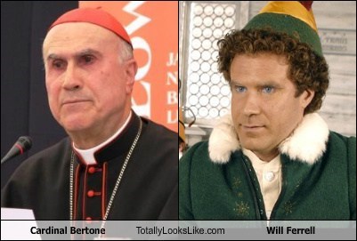 Cardinal Bertone Totally Looks Like Will Ferrell