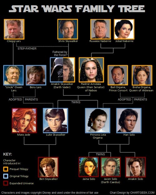 The Star Wars Family Tree
