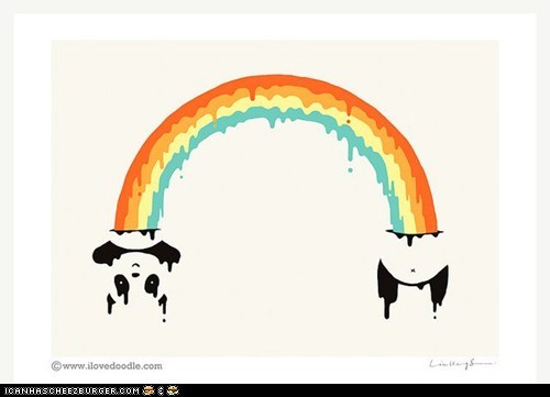 So thats what rainbows are made our of