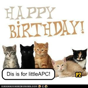 Happy Birthday to littleAPC!