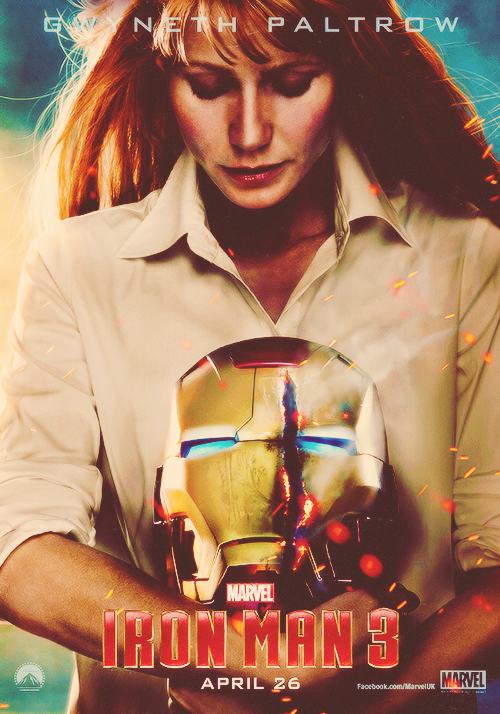 Teaser Poster: Gwyneth Paltrow as Pepper Potts in "Iron Man 3"