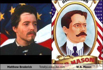 Matthew Broderick Totally Looks Like W.B. Mason
