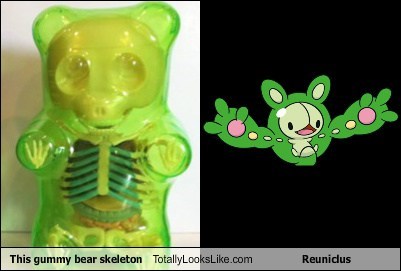 This Gummy Bear Skeleton Totally Looks Like Reuniclus