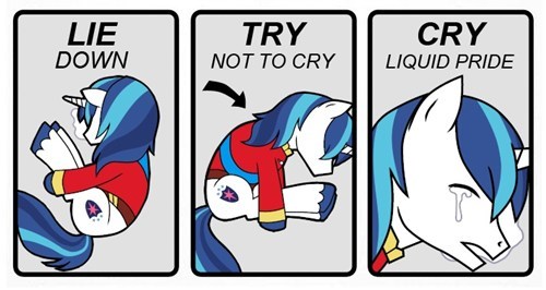 Try Not to Shed Liquid Pride