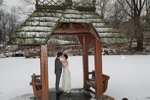 No Matter the Weather, Central Park is the Place to Marry
