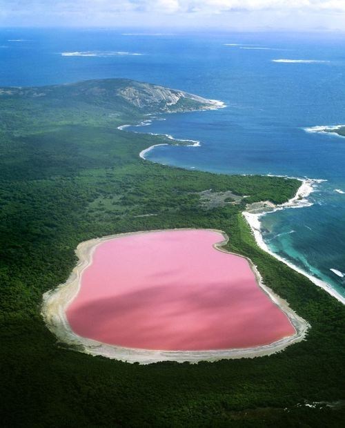 Lake Hiller Looks Like Pepto Bismol