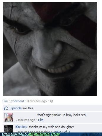 Makeup savy Kratos