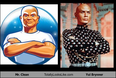 Mr. Clean Totally Looks Like Yul Brynner