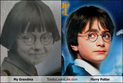 My Grandma Totally Looks Like Harry Potter