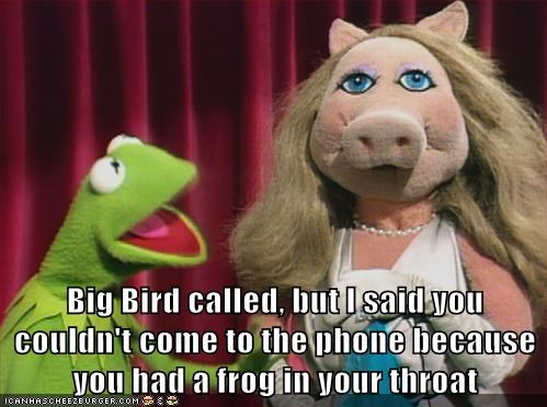 Don't Worry, He Lives on Sesame Street. I Don't Think He Got It