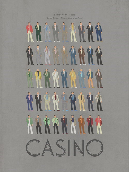All the Suits Worn by Robert De Niro in "Casino"