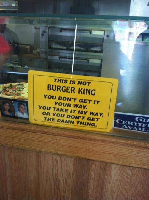 With Customer Service Like This, Who Needs Customization?