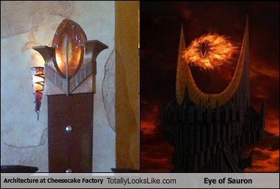 Architecture at Cheesecake Factory Totally Looks Like Eye of Sauron