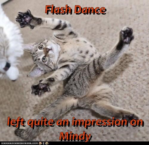 Flash Dance  left quite an impression on Mindy
