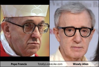 Pope Francis Totally Looks Like Woody Allen