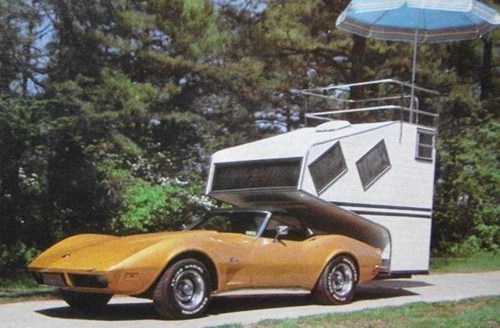 Camping in Retro Style