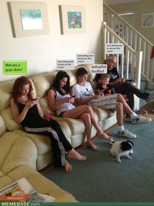 What is technology doing to out family?