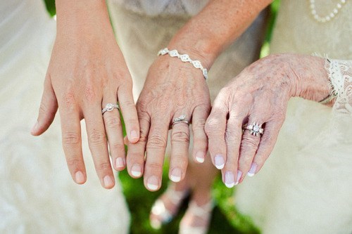 Three Generations of Brides