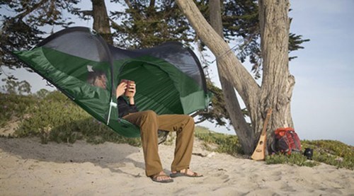 This Tent Will Keep You High and Dry