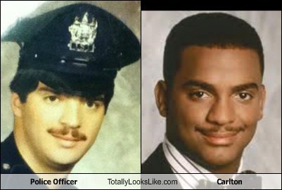 Police Officer Totally Looks Like Carlton
