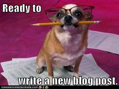 Ready to   write a new blog post.