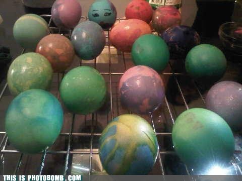 Easter Egg Photo Bomb