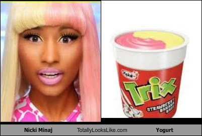 Nicki Minaj Totally Looks Like Yogurt