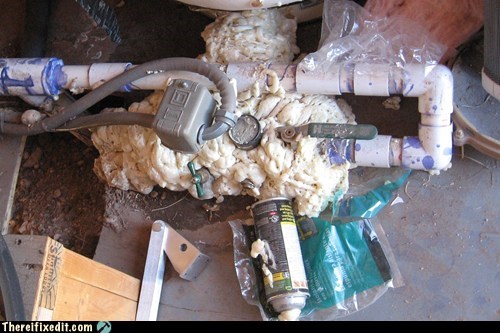 Spray Foam is the New Duct Tape