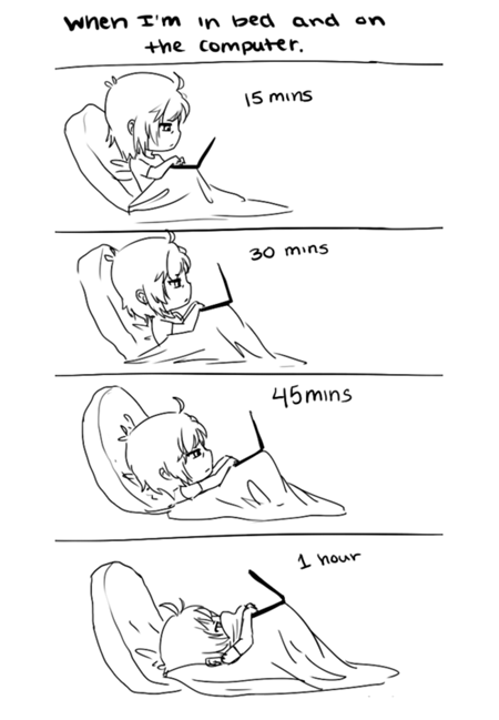 Computer Bed Time
