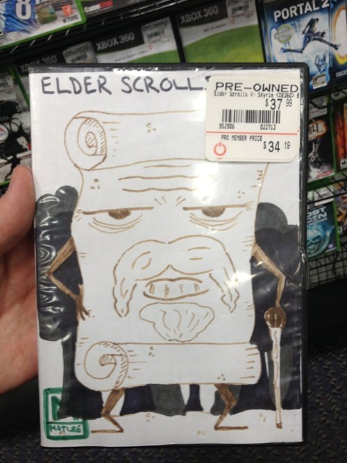 This Should Be the Reversible Cover for any Elder Scrolls Game