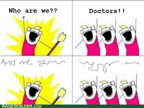 Doctors Comic Sans