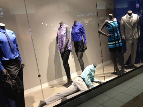 Susan, Don't Get Cute... Just Pose the Mannequins Normally