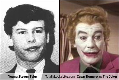 Young Steven Tyler Totally Looks Like Cesar Romero as The Joker