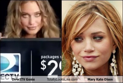 DirectTV Genie Totally Looks Like Mary Kate Olsen