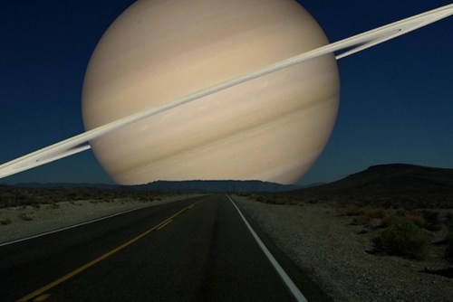 If Saturn Was as Close as the Moon