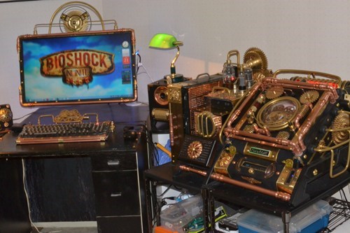 I Wonder if Booker Would Find Food Inside of This Steampunk PC