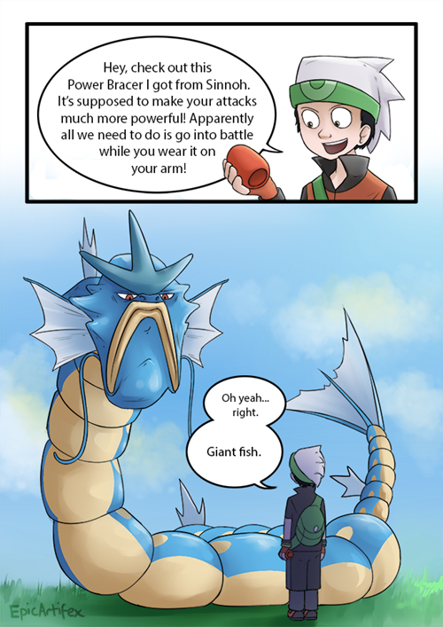 Gyarados Can Just Wear it on His Tongue